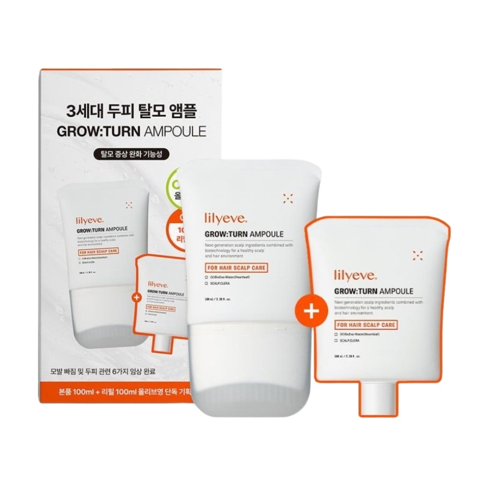 グローターン 脱毛ケア ブラシアンプル 100ml 企画セット（＋100ml リフィル付き）