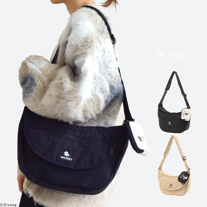 【2024秋冬新作】ManhattanPortage マンハッタン ポーテージ ショルダーバッグミッキー メンズ レディース ユニセックス 撥水 はっ水 MP2409TASMIC24