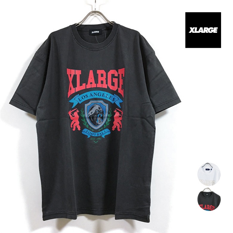 XLARGE エクストララージ PIGMENT EMBLEM LOGO 半袖 Tシャツ メンズ 送料無料 5,578円