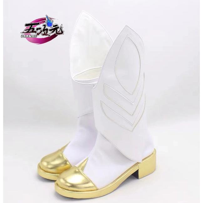 【新品販売 Q10最安値！】 ハロウィン 五次元　原神　コスプレ　蛍　女主人公　靴　短いブーツ