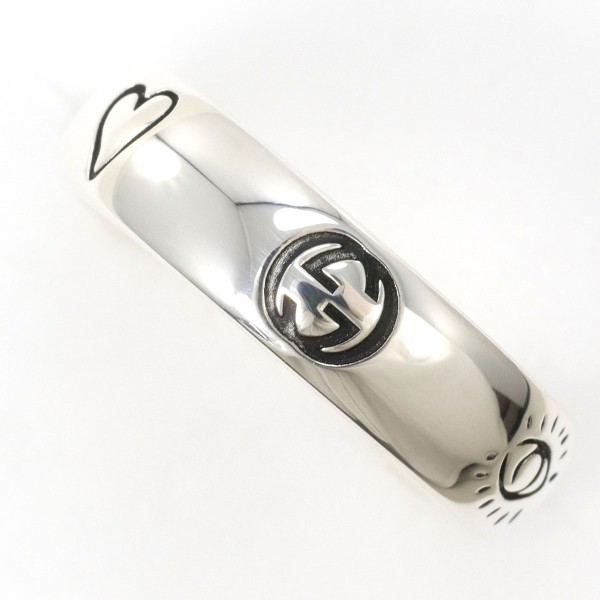 グッチ ブラインドフォーラブ シルバー リング 指輪 10号 箱 袋 ジュエリー 中古 18,104円