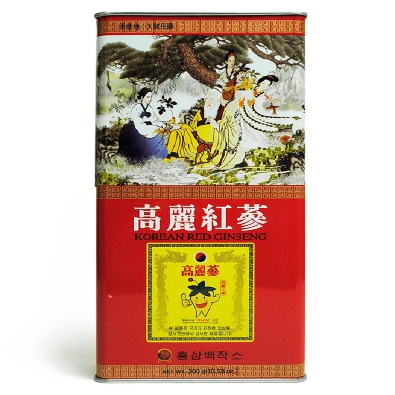 高麗人参 6年根 中編 乾紅蔘(2130個) 300g