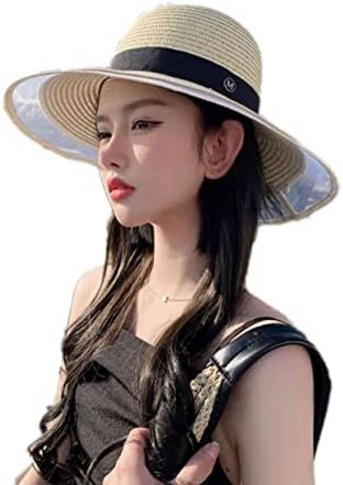 帽子 レディース 夏 春 リボン UVカット帽子 大きいサイズ つば広 麦わら帽子 日除け 細編み 可愛い 日よけ 通気性 小顔 オシャレ 折りたたみ ハット かわいい 風で飛ばせない 母の日 ギフト