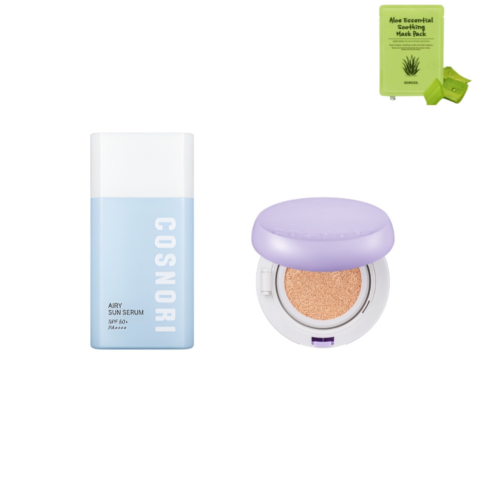 エアリー サンセラム 50ml ＋ パンテノール クッション（4色）