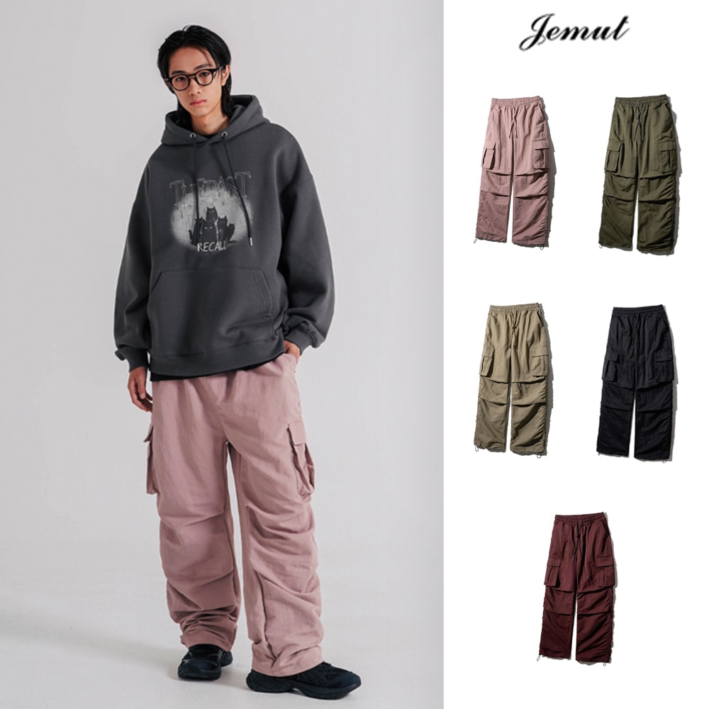 [JEMUT] Trap parachute cargo pants