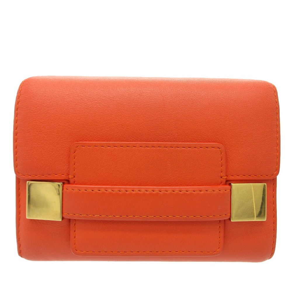 美品 マダム 三つ折り財布 レザー/レザー オレンジ 1677【中古】 レディース 27,302円