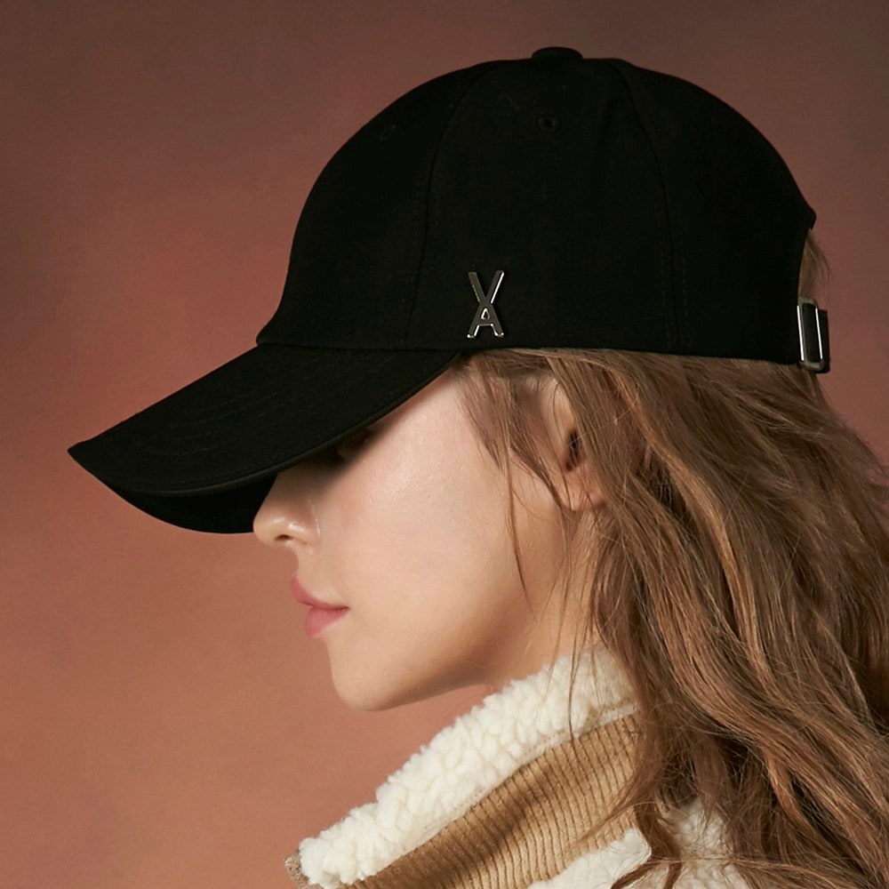 VARZAR シルバースタッドオーバーフィットボールキャップ