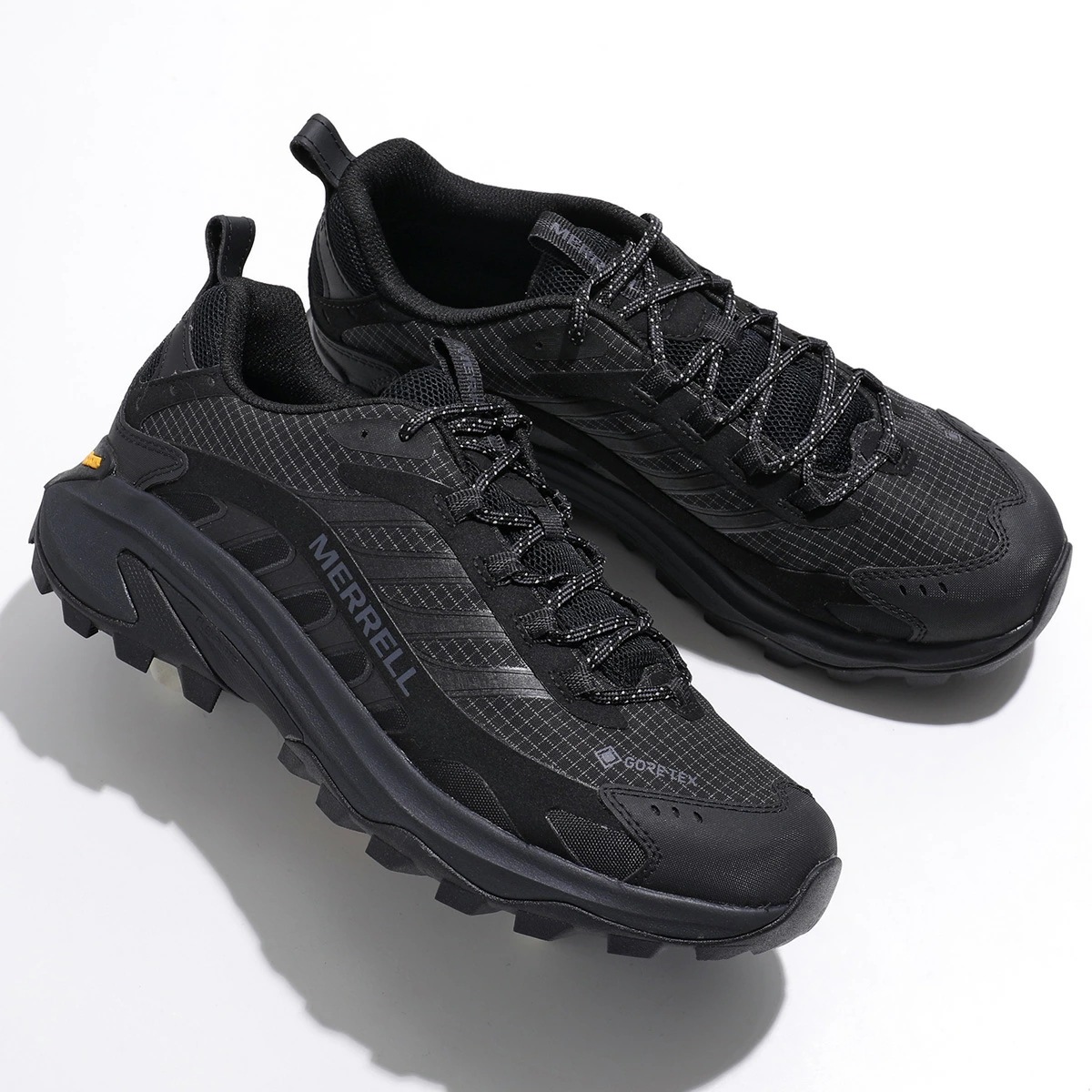 MERRELL メレル スニーカー MOAB SPEED 2 GORE-TEX モアブ スピード 2 ゴアテックス J037513 メンズ ローカット 防水 シューズ 靴 BLACK/NOIR
