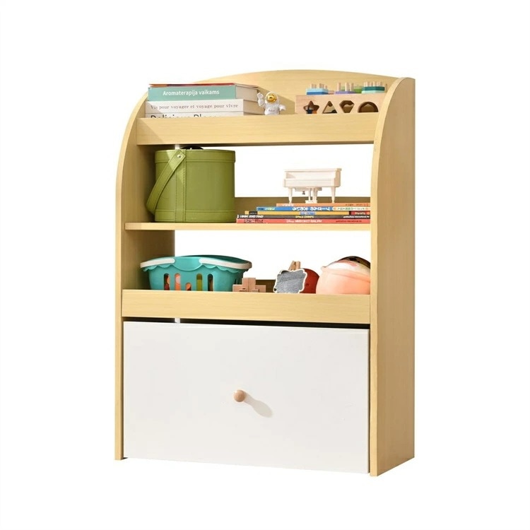 新品更新 お得セット絵本ラック 絵本棚 本棚 収納ラック 多機能 おもちゃ収納 収納ボックス 子供部屋 収納ケース 子ども用 家具 木製 キッズ