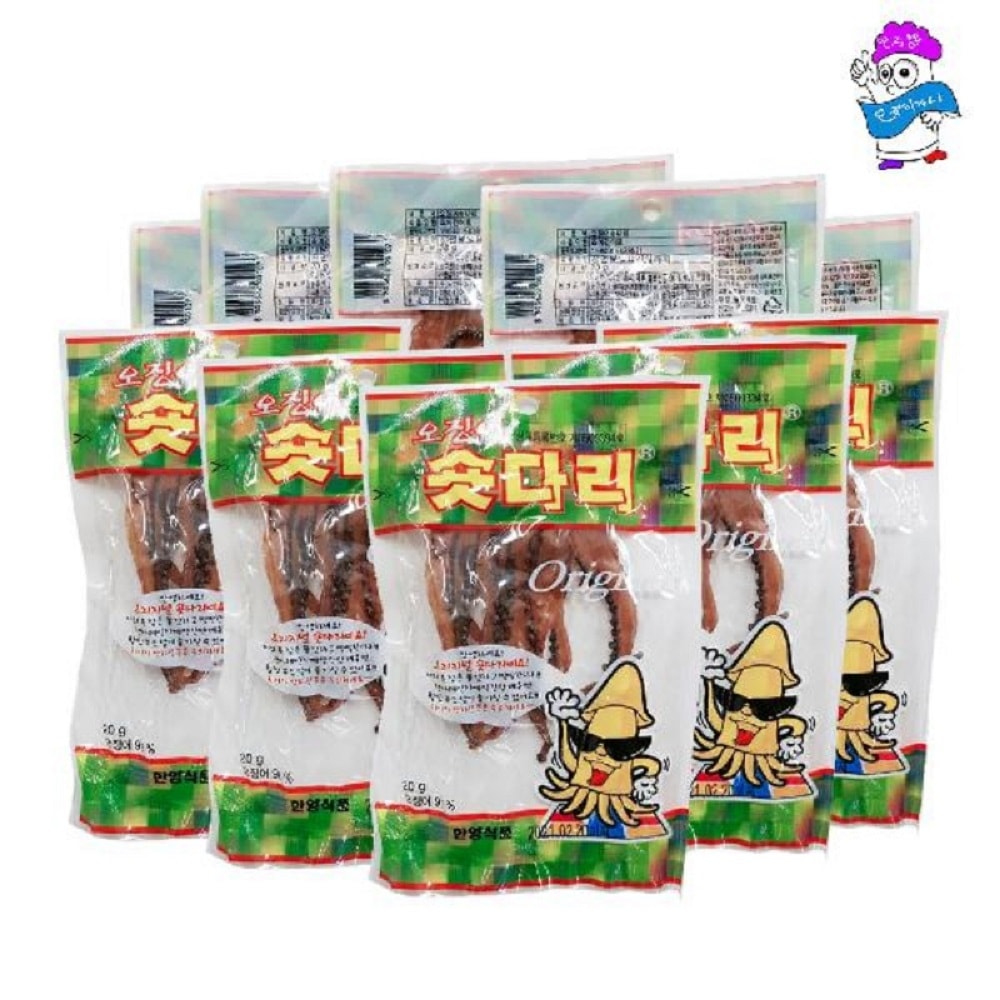 韓国-KMEAL-おつまみちゃんショート足20gx10袋