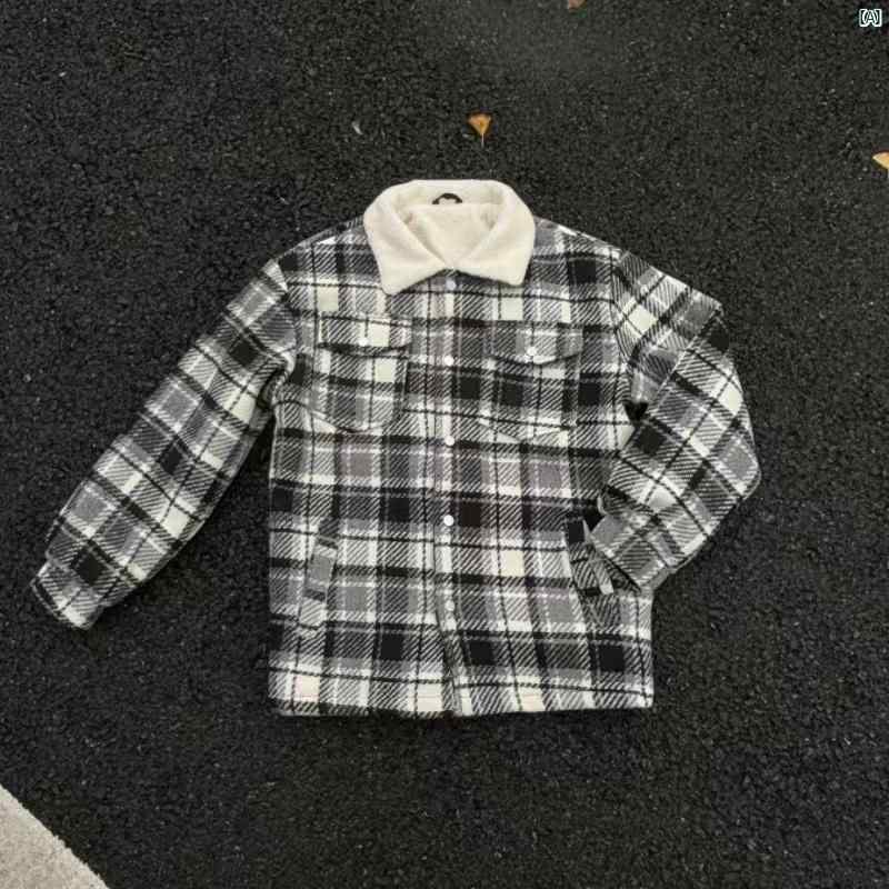 メンズ　ファッション　カジュアル 小柄 香り ラムウール コットン コート 冬 和風 厚手 ジャケット ティーンエイジャー