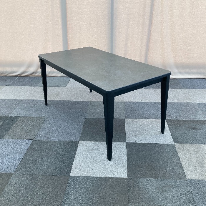 ダイニングテーブル ブラック ユウィル　ダイニングテーブル１５０　4人用 ヴィンテージ おしゃれ デスク パソコンデスク ダイニング テーブル 学習机 勉強机 食卓テーブル リビングテーブル 37,400円