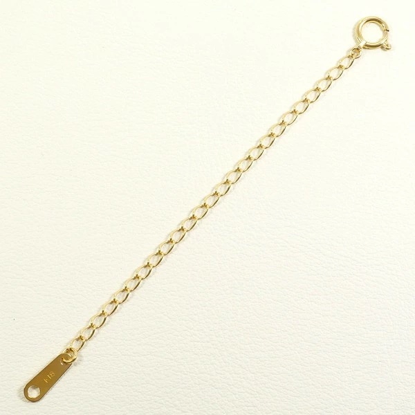 K18 18金 YG イエローゴールド アジャスター 総重量約0.8g 約9cm ジュエリー 中古