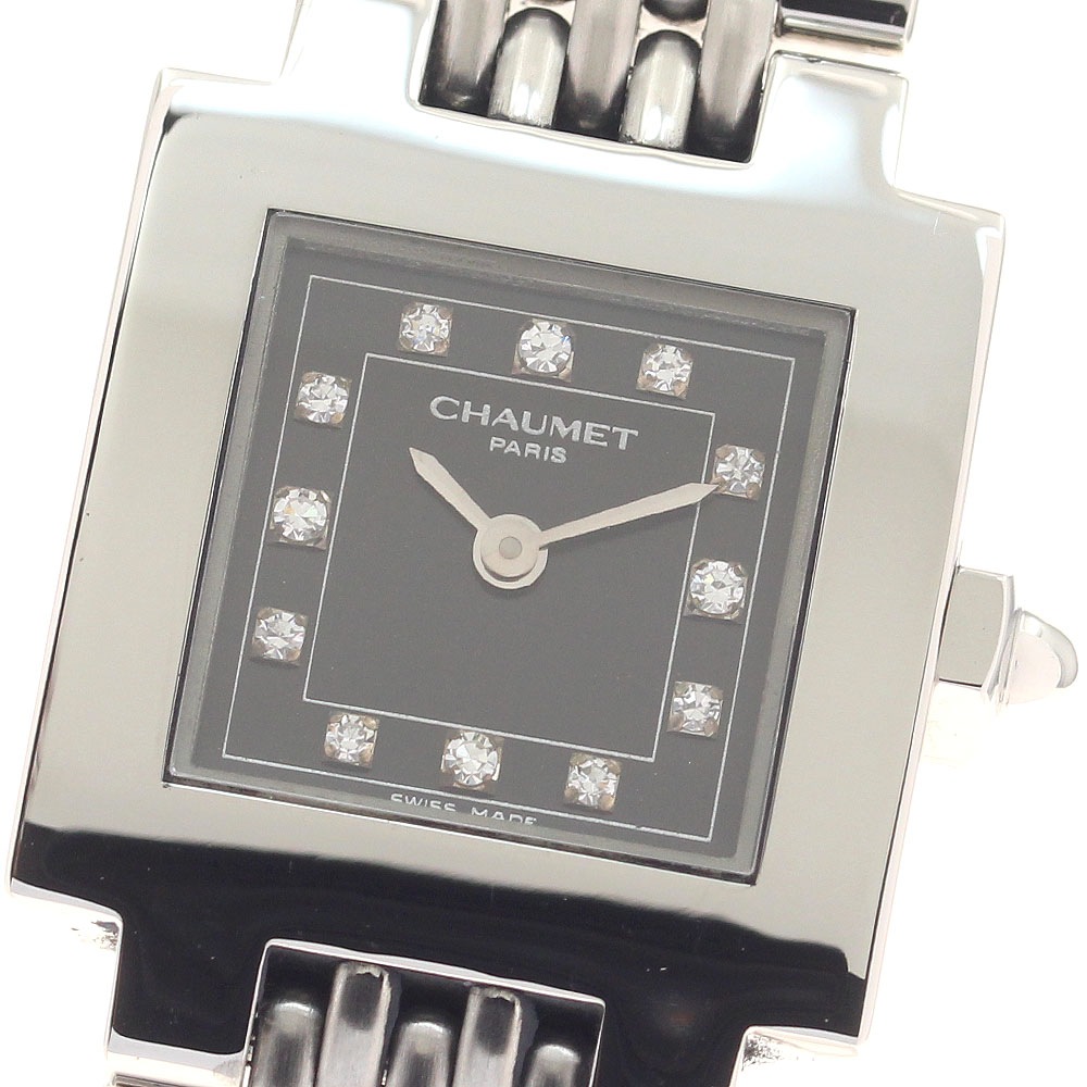 ショーメ Chaumet スティル ドゥ ショーメ 12Pダイヤ クォーツ レディース 良品 _955419【中古】
