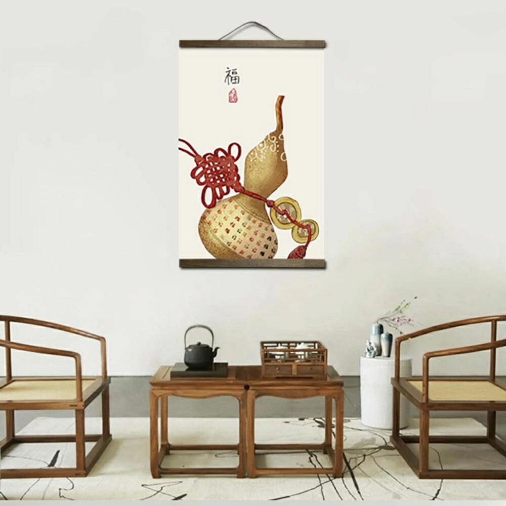 コストパフォーマンス掛け軸 ひょうたん 瓢箪 福 風水 タペストリー 掛軸 壁掛け 室内 インテリア おしゃれ ポスター 絵 玄関 部屋 和室 飾り 壁 風水グッズ 金運 壁掛け 開運祈願 金運 4,787円