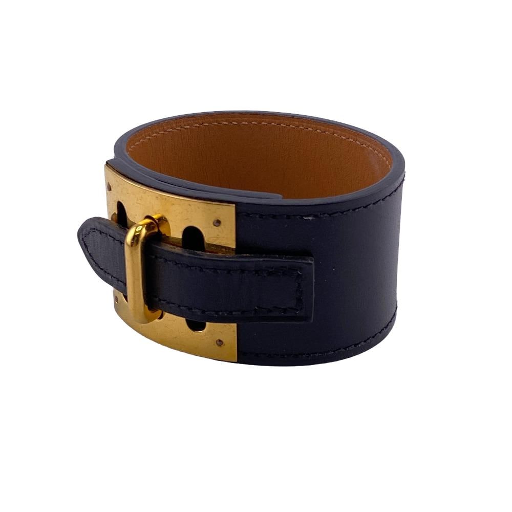 ケリーバングル 2014 レザー バングル ブラック レディース ブランド