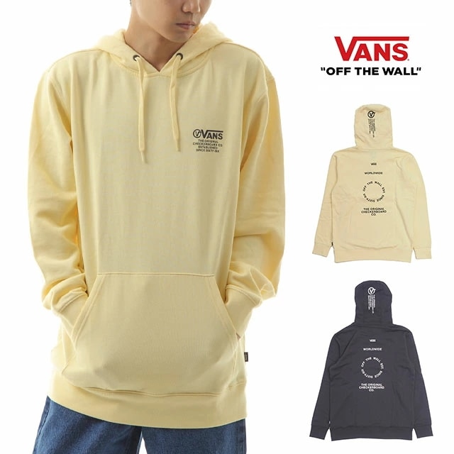 VANS DISTORT TYPE PO バンズ プルオーバー パーカー フーディ メンズ M L
