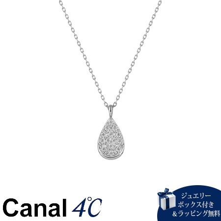 4cc520508 カナルヨンドシー Canal 4℃ カナル4℃ ネックレス シルバー しずく キュービックジルコニア レディース ブランド 正規品 新品 ギフト プレゼント 人気 おすすめ 誕生日