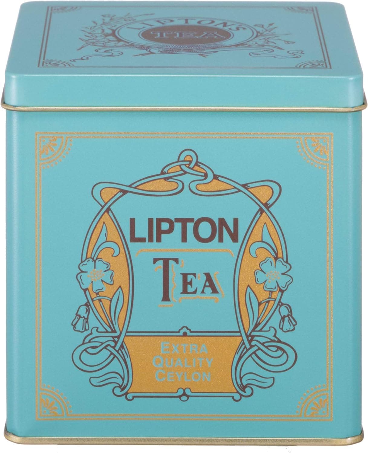 リプトン紅茶 リーフティー エクストラクオリティセイロン 青缶 450g