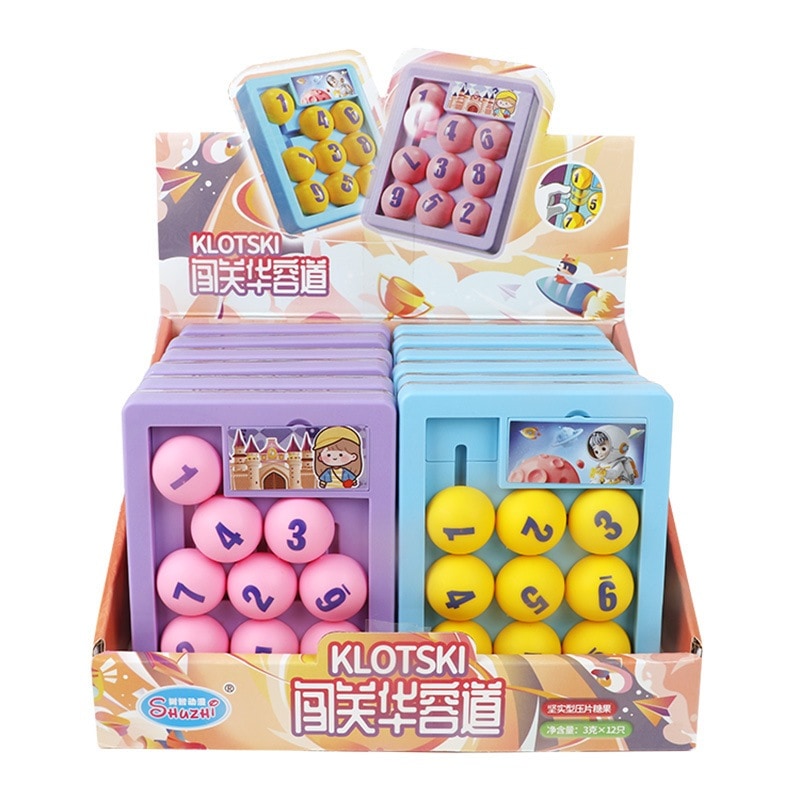 木智アニメ突破華容道益智キャンディおもちゃ3g*12個1箱