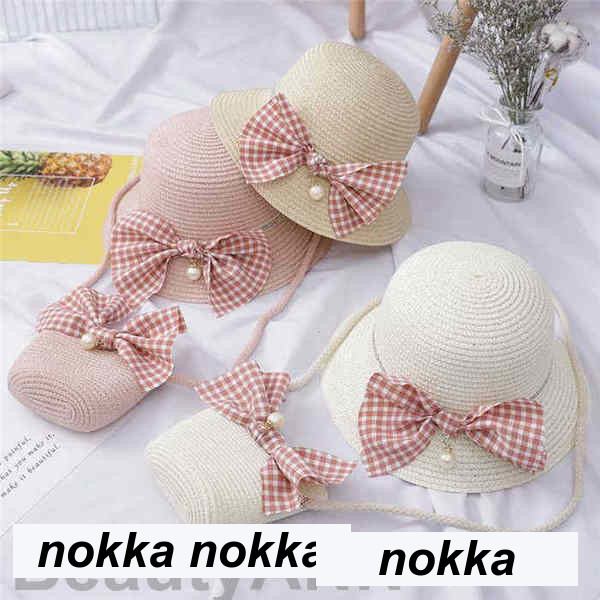 ショルダーバッグ 麦わら帽子 子供 キッズ キッズ麦わら帽子 つば広 かわいい 可愛い 鞄 キュート