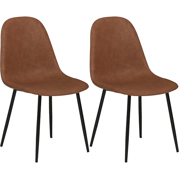 タマリビング ダイニングチェア モモン BR 2脚入 メーカー直送