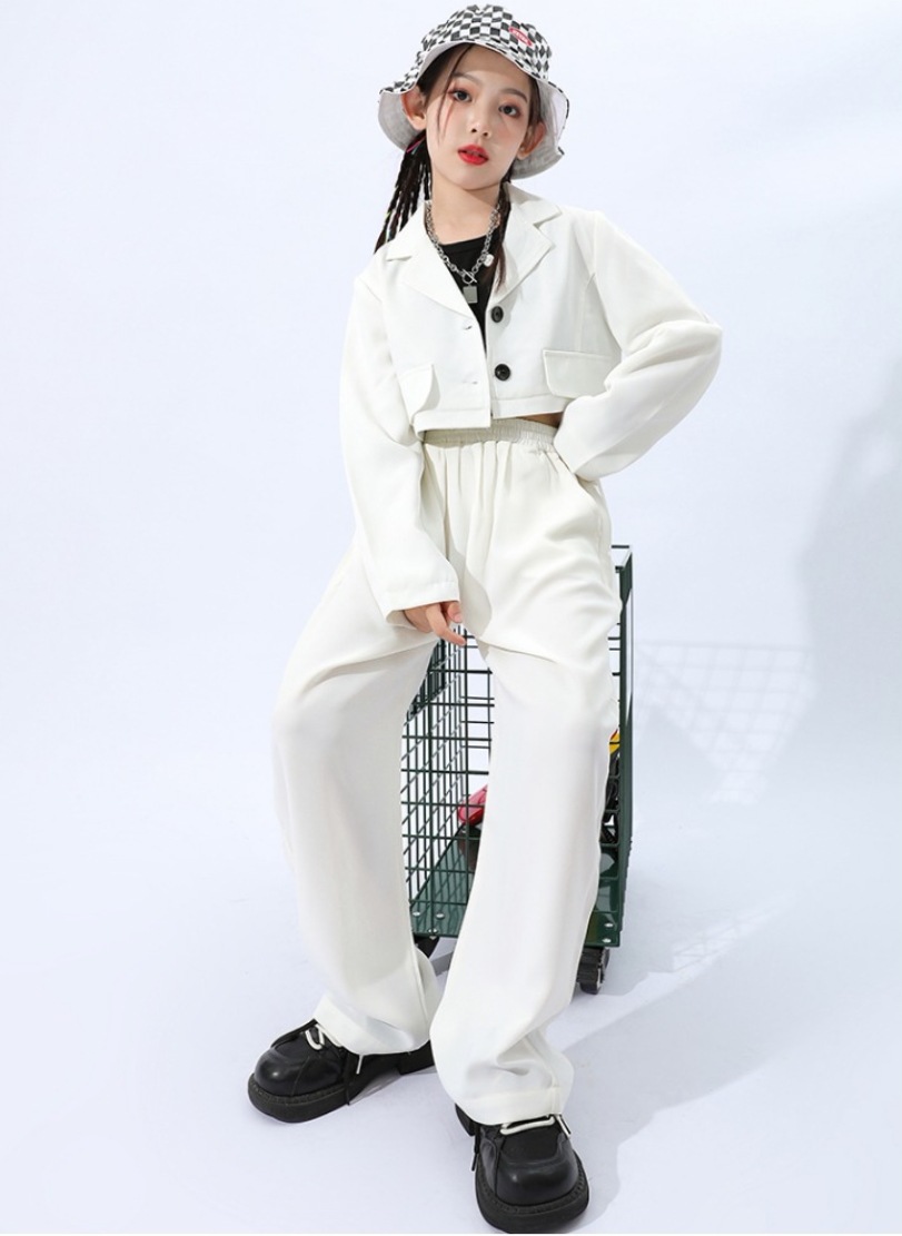 ウィンドブレーカー キッズ ダンス衣装 上下 ジャージ ヒップホップ 韓国 衣装 K-POP セットアップ 子供ダンス服 ダンスウェア