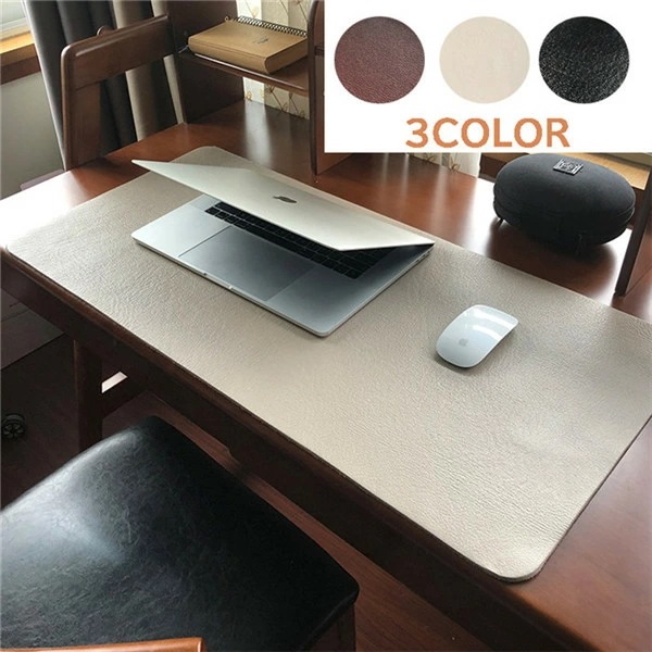 在庫僅少デスクマット 大型マウスパッド もちもち柔らか 職人仕上げ 本革レザー製 牛革 300*600mm 400*800mm 3色展開 ライトグレー ブラック ブラウン ja478c0c0f4