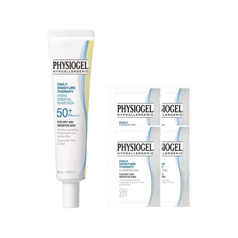 フィジオゲルDMTハイドロエッセンシャルサンスクリーン40ML SFP 50+ +サッシェ5ml 4個