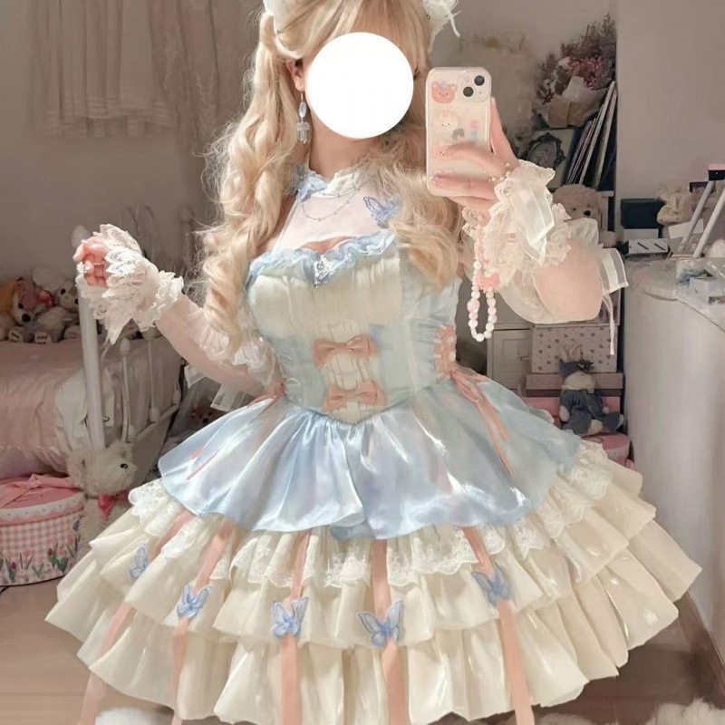 神の約束の愛ロリータ花嫁ロリータバレエプリンセス成人誕生日プレゼントふくらみのあるスカートのコス