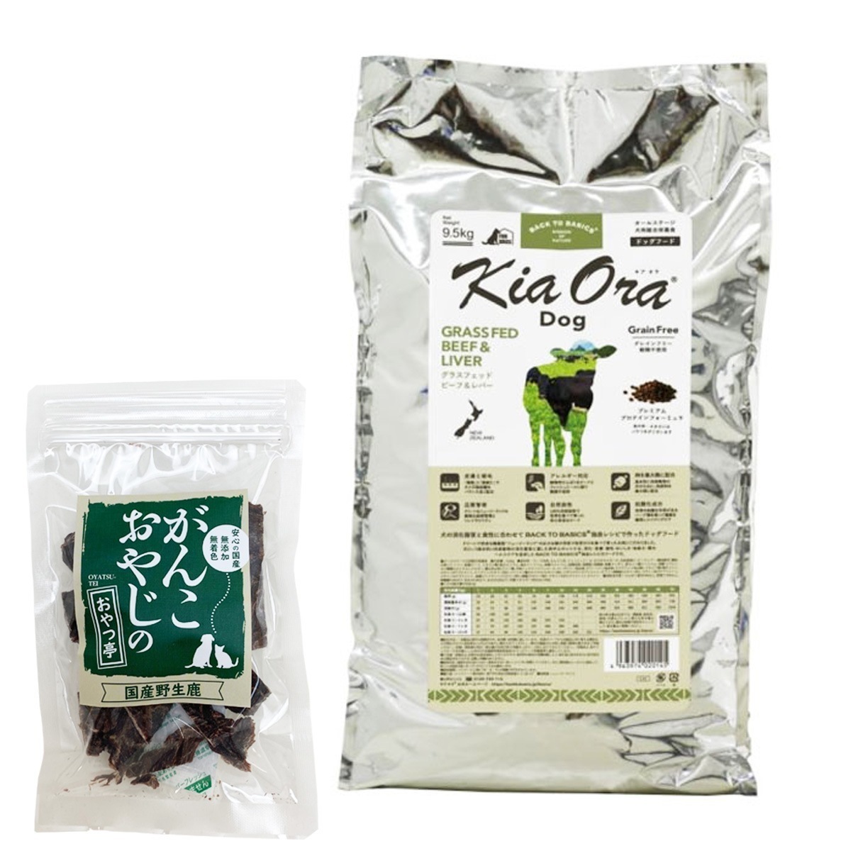 ドッグフード グラスフェッド ビーフ＆レバー 9.5kg【国産鹿肉ジャーキー20g付き】