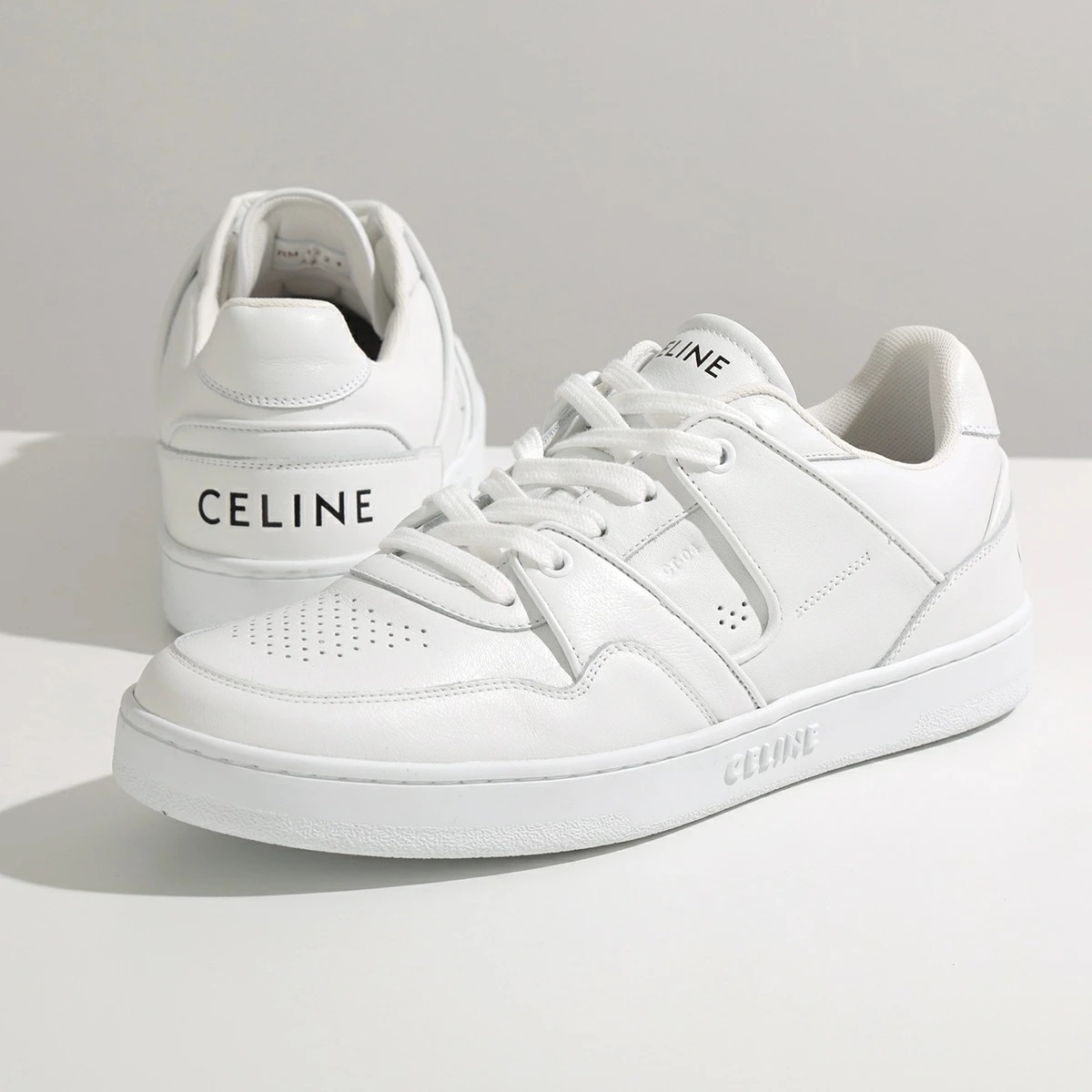 CELINE セリーヌ スニーカー CT-04 346483338C.01OP メンズ レザー ローカット ロゴ シューズ ラウンドトゥ 靴 01OP/OPTIC-WHITE