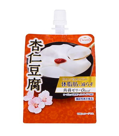 他サイト： たらみ 体脂肪を減らす蒟蒻ゼリー0kcal杏仁豆腐 150g×6個の商品画像