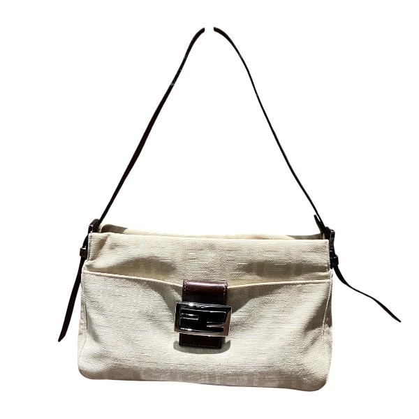 フェンディ FENDI ズッカ柄 マンマバケット 222826566 ショルダーバッグ 【中古】