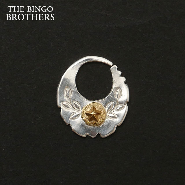 ザビンゴブラザーズ THE BINGO BROTHERS 24Kスター ピアス 左耳用 SILVERxGOLD 270-000608-012