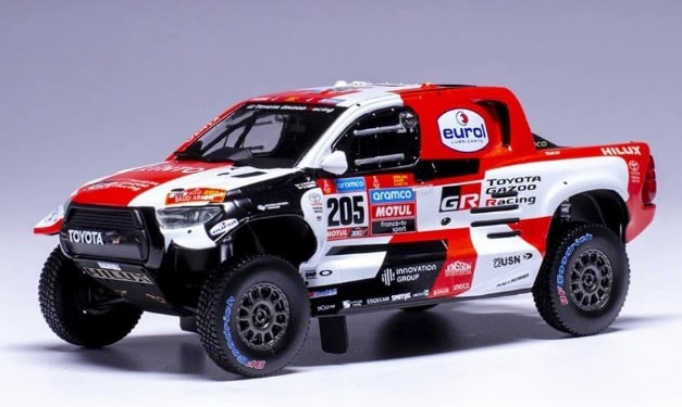 イクソ 1/43 トヨタ GR DKR HILUX T1+ GR 2023年 ダカールラリー #205【RAM928A】 ミニカー RAM928A トヨタ HILUX T1+ 2023 ダカールラリー