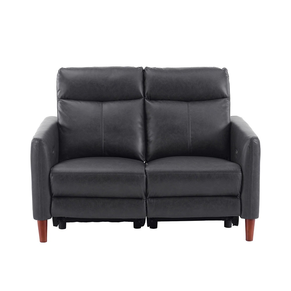 【国内即日発送】【ゼロウォール】二人掛けソファ 電動 リクライニング USB+Type-C充電口付き 156 リクライニングソファ 2人掛け オットマン一体型 電動ソファ 耐圧分散 リクライニングチェ