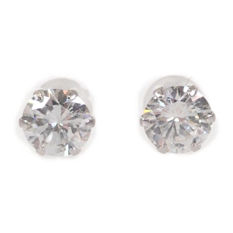 【no brand】デザイン ジュエリー スタッドピアス ピアス ダイヤモンド Pt900プラチナ ダイヤモンド ダイヤモンド レディース ユニセックス