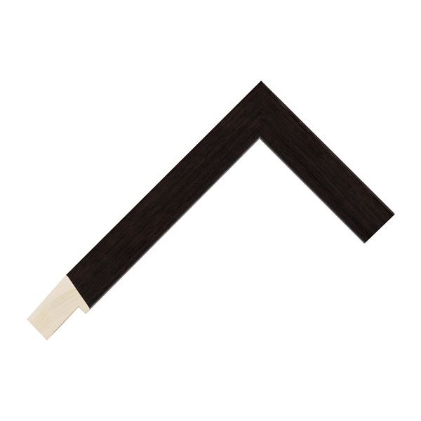 大額 木製 油額/仮縁 セットアップフレーム F12 ブラック [10.6x71.5x7.9cm]