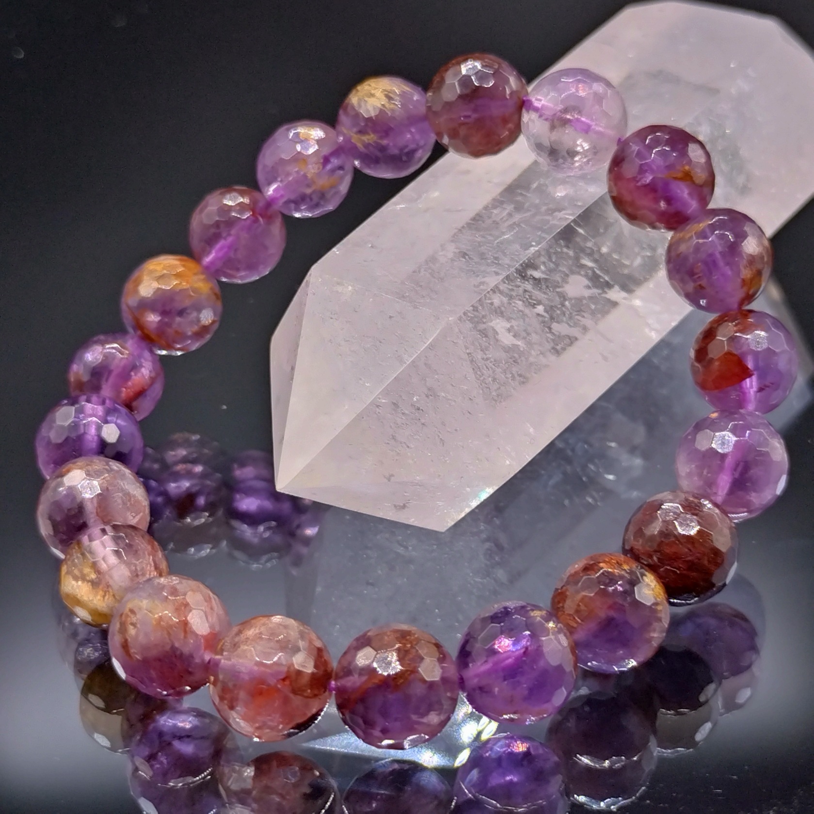 ガーデンアメジスト 庭園紫水晶 10mm ブレスレット パワーストーン 天然石