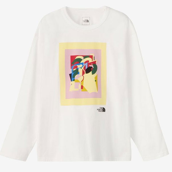 ザ・ノース・フェイス THE NORTH FACE CRロングスリーブメッセージティー 長袖Tシャツ ユニセックス NTM82411-W