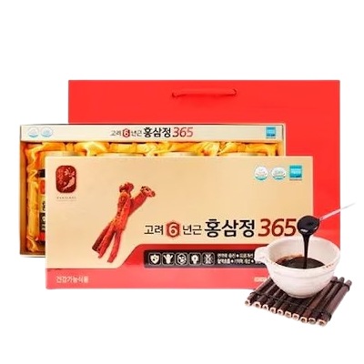 高麗 6年根 ホンサムジョン365, 240g, 4本