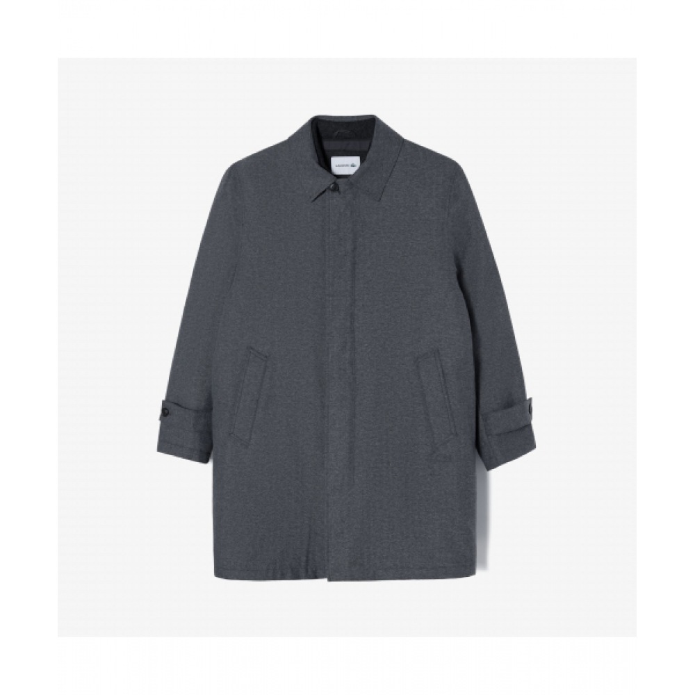 LACOSTE メンズ 3 IN 1 ダウンコート [チャコールグレー]