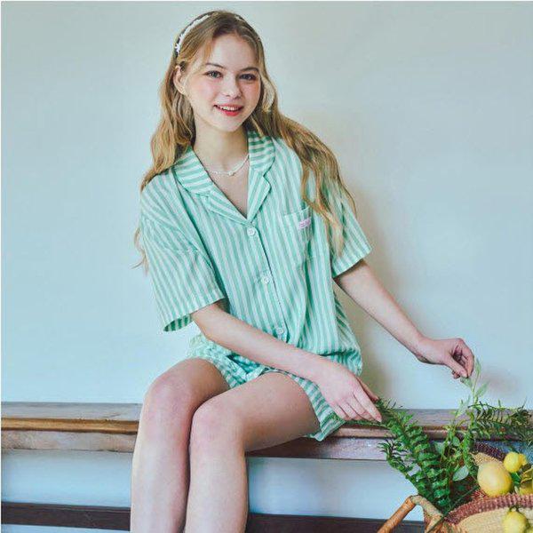 レーヨンストライプ女性パジャマ(SPAD511W)_s