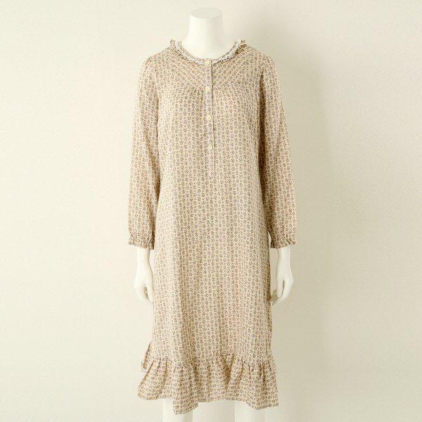 []VGN4454 柔らかいタッチが長所の綿二重織素材を使用したワンピース