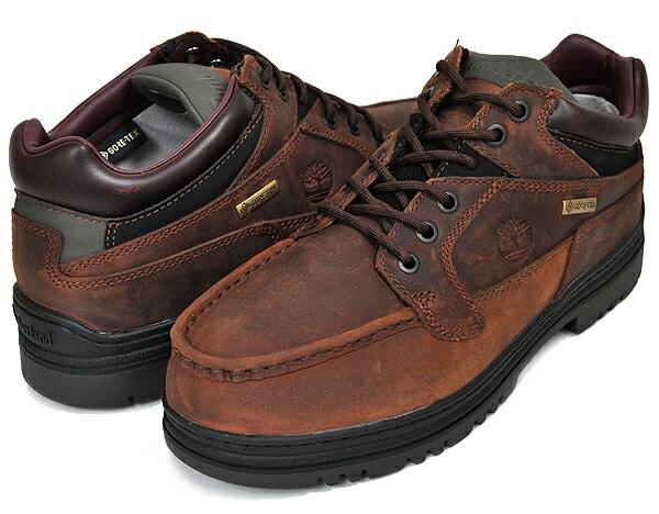 ヘリテージ ゴアテックス モックトゥ ミッド GORE-TEX ブラウン 防水 ウォータープルーフ フルグレインレザー 37042