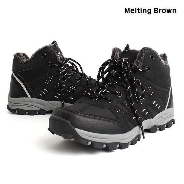 メンズ冬用スニーカー メンズフリース トレッキングシューズ C23
