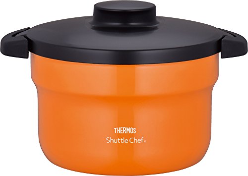 サーモス 真空保温調理器 シャトルシェフ 2.8L (35人用) オレンジ 調理鍋ふっ素コーティング