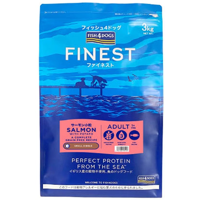 フィッシュ4 ドッグ サーモン小粒 3kg