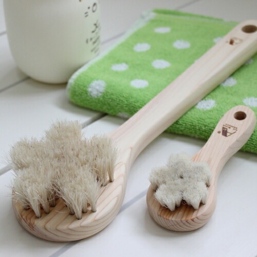 浅草アートブラシ ボディブラシ＆洗顔ブラシセット 【沖縄不可】